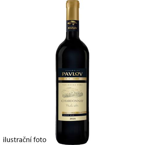 Vinařství Pavlov Chardonnay 2025 pozdní sběr